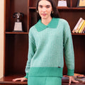 Chic Women’s Lounge Co-ord Set – Trendy & Comfy Knitwear Outfit