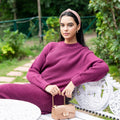 Elegant Lounge Knit Co-ord Set – Women’s Chic Knitwear Two-Piece
