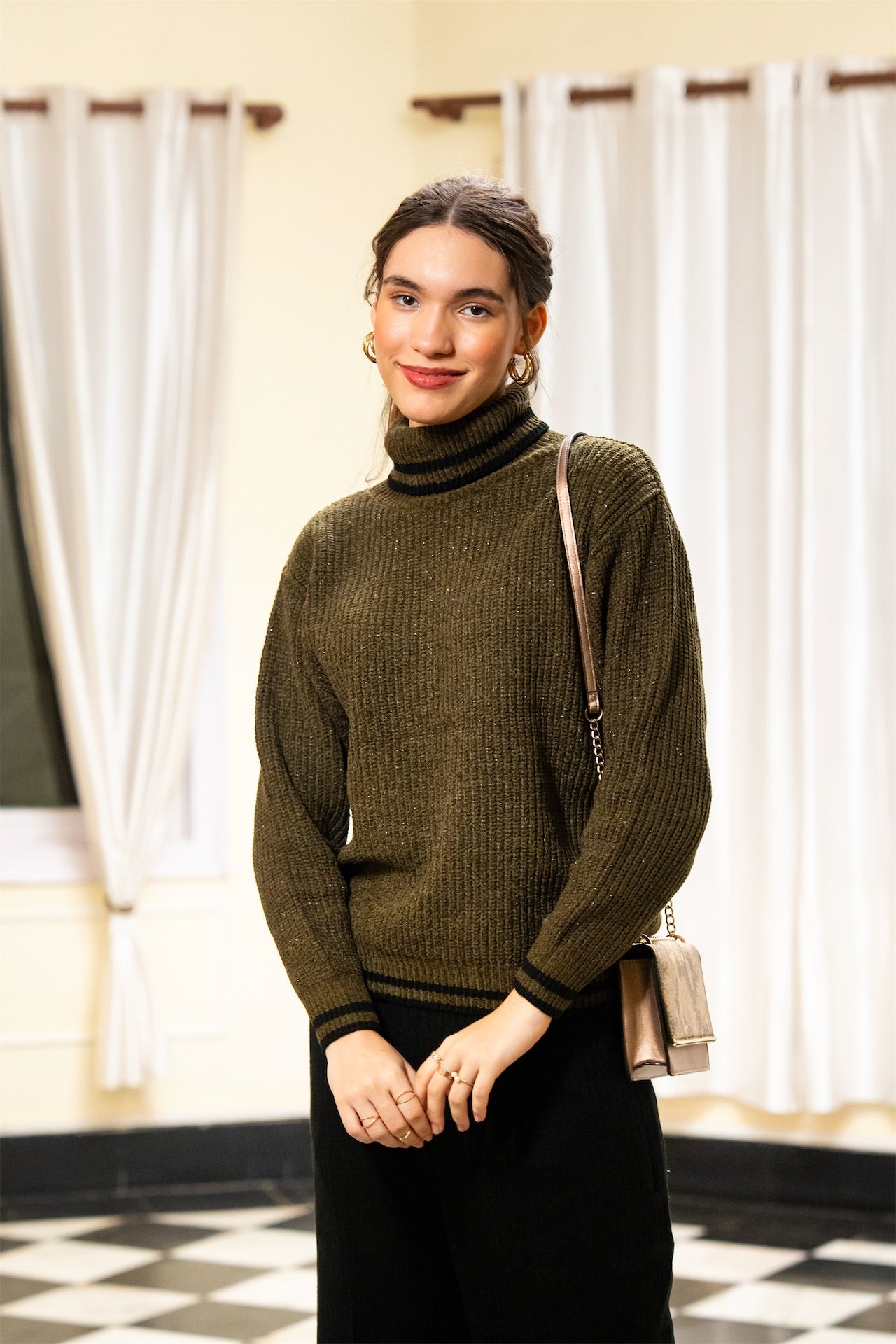 Chic Comfort – Women’s Lounge Knit Co-ord Set with Soft Finish